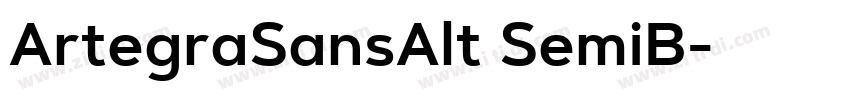ArtegraSansAlt SemiB字体转换